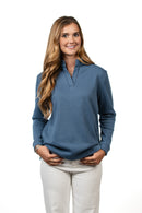 Timeclad Blue Long-Sleeve Polo Shirt