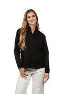 Timeclad Black Long-Sleeve Polo Shirt