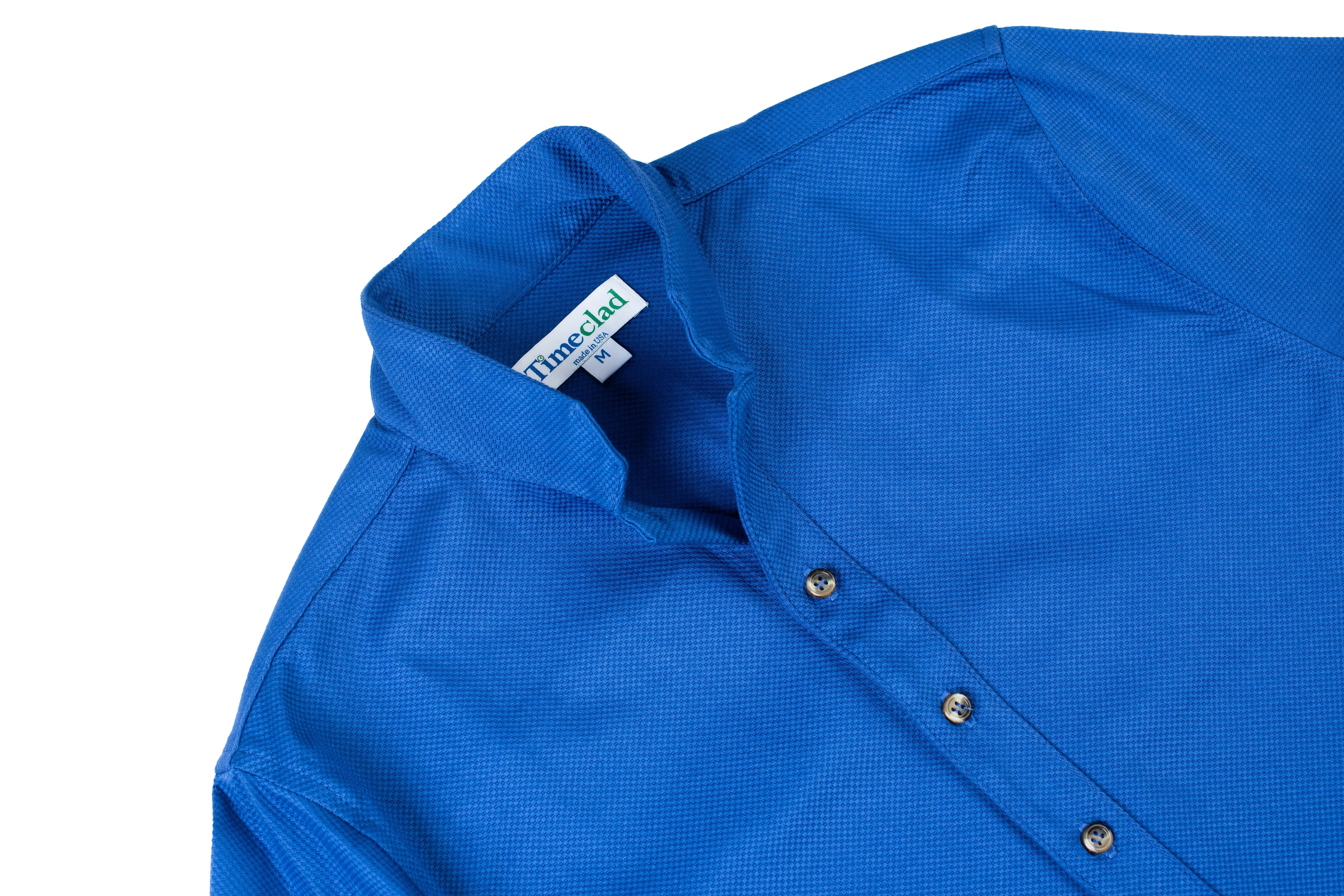 Timeclad Blue Long-Sleeve Oxford Shirt
