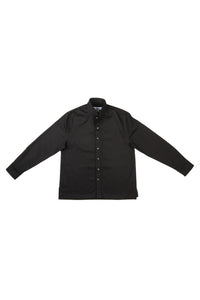 Timeclad Black Long-Sleeve Oxford Shirt