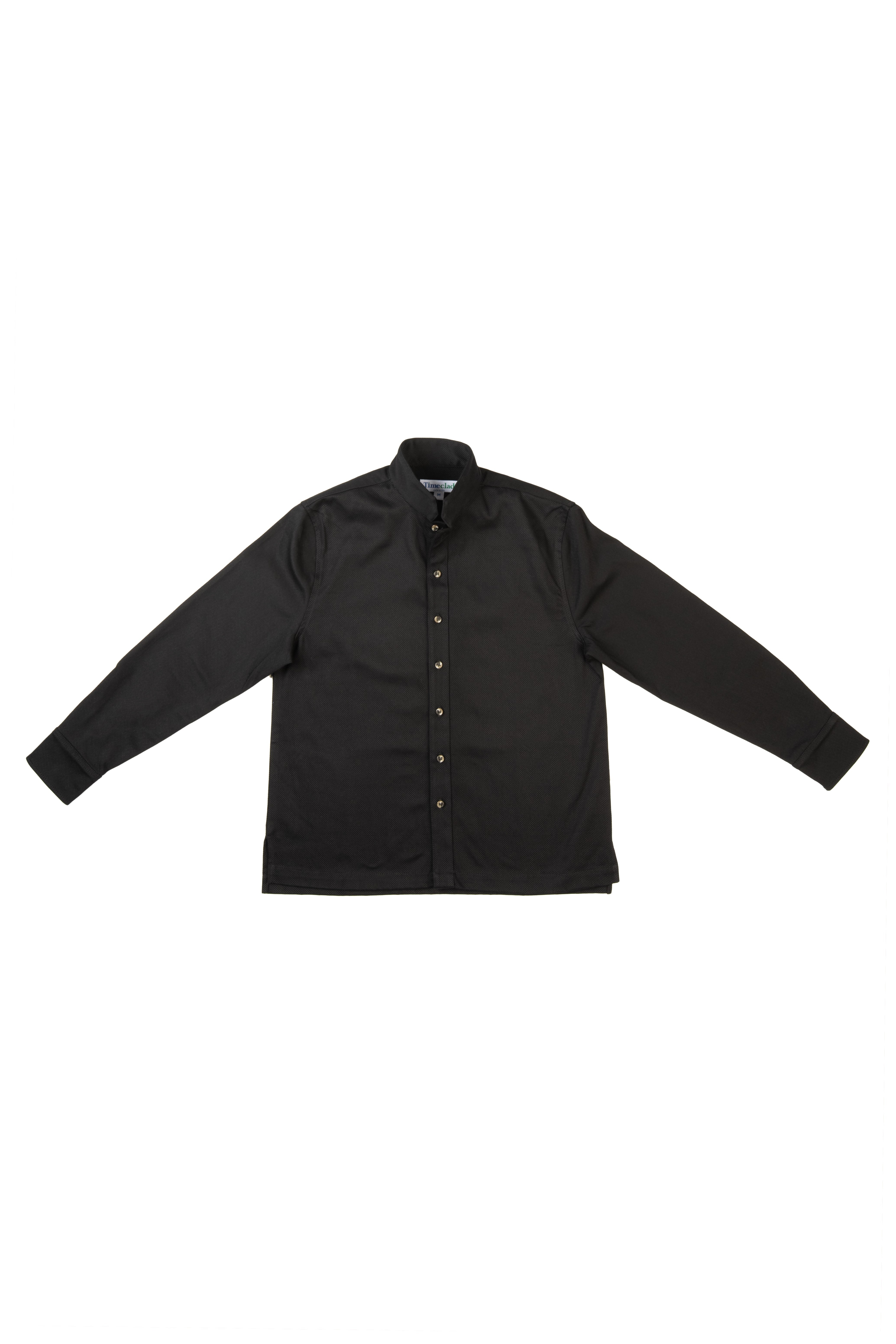 Timeclad Black Long-Sleeve Oxford Shirt