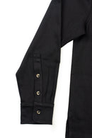 Timeclad Black Long-Sleeve Oxford Shirt