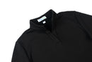 Timeclad Black Long-Sleeve Polo Shirt