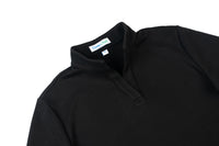 Timeclad Black Long-Sleeve Polo Shirt