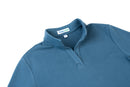Timeclad Blue Long-Sleeve Polo Shirt