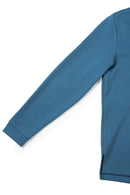 Timeclad Blue Long-Sleeve Polo Shirt
