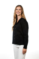 Timeclad Black Long-Sleeve Oxford Shirt
